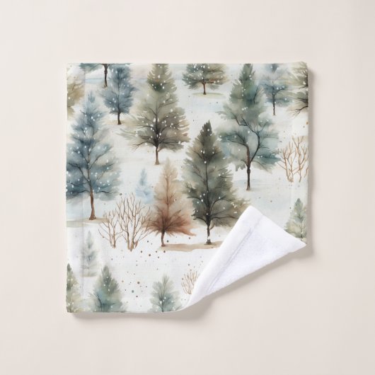 Het sneeuwt op brandbomen - bad handdoek (Wasdoekje)
