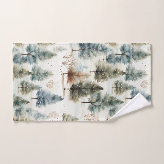Het sneeuwt op brandbomen - bad handdoek (Handdoek)