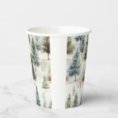 Het sneeuwt op brandbomen - papieren bekers (Links)