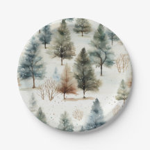 Het sneeuwt op sparrenbomen -