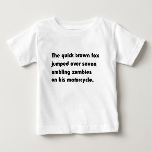 Het Snel Bruine Vos Sprong Over... Pangram T-Shirt