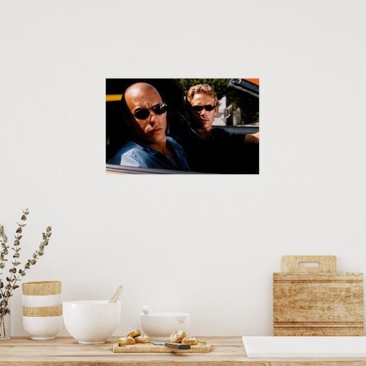 Het snelle en het woedende poster (Keuken)