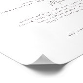 Het snelle Poster van het Menu van de Moderne Bied (Hoek)