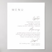 Het snelle Poster van het Menu van de Moderne Bied (Voorkant)