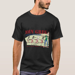 Het snelst groeiende leger op internet t-shirt