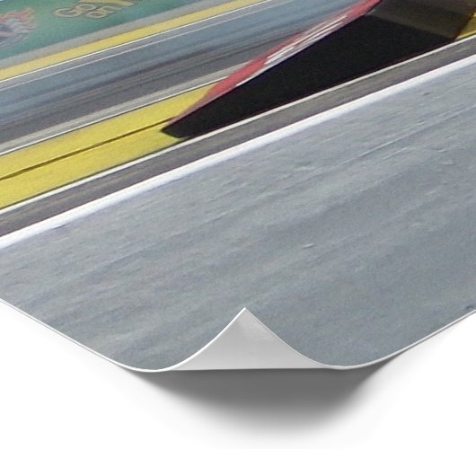 Het snelste meisje in het poster van de stad (Hoek)