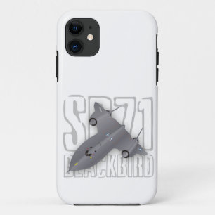 Het snelste supersonische spionagevliegtuig: SR-71 iPhone 11 Hoesje