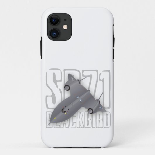 Het snelste supersonische spionagevliegtuig: SR-71 Case-Mate iPhone Case (Achterkant)