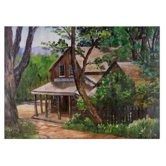 Het snijbord van de Woodside Store Glass Snijplank (Voorkant)