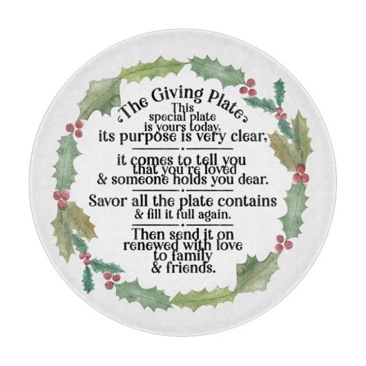 Het snijbord van het bord dat de afgifte oplevert snijplank (Voorkant)