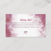 Het snijden citaten voor aanwezigen en bruidegom informatiekaartje (Voorkant)