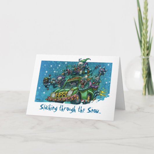 Het snijden door de Kaart van de Sneeuw (Voorkant)