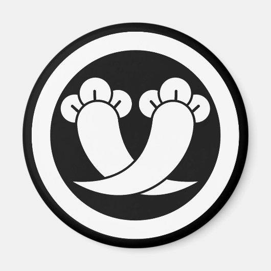 Het snijden kruipt kleppen in cirkel magneet (Voorkant)