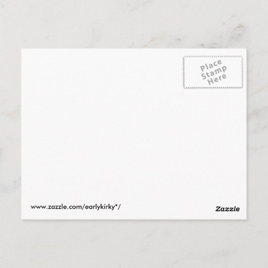 Het snijden van de kaas scheet slang briefkaart (Achterkant)