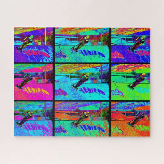 Het snijden van de Ramp - Stunt Scooter Rider Legpuzzel (Horizontaal)