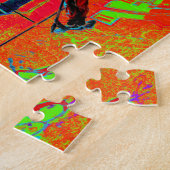 Het snijden van de Ramp - Stunt Scooter Rider Legpuzzel (Zijkant)