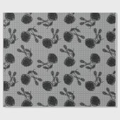 Het snijden van de Rozen Gothic Lace Wrapping Pape Cadeaupapier (Vlak)
