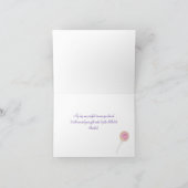 Het snoep dankt u Donker Roze Bedankkaart (Binnen)