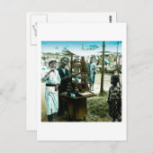 Het Snoep Man van het Oude Japan  Japans Briefkaart (Voorkant / Achterkant)