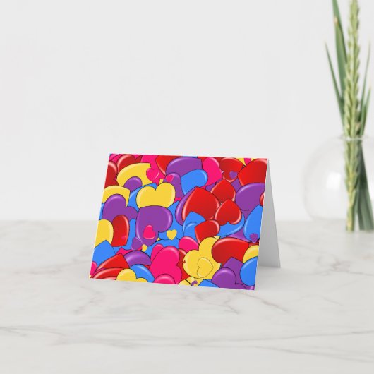 Het Snoep van de beoordeling Gedekte Valentijn Cho Feestdagen Kaart (Voorkant)