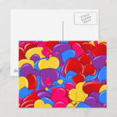 Het Snoep van de beoordeling Gedekte Valentijn Cho Feestdagenkaart (Voorkant / Achterkant)