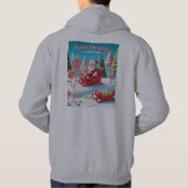 Het Snoep van de Kerstman Hoodie (Achterkant)
