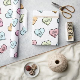 Het Snoep van de Sarcastische Valentijn Cadeaupapier