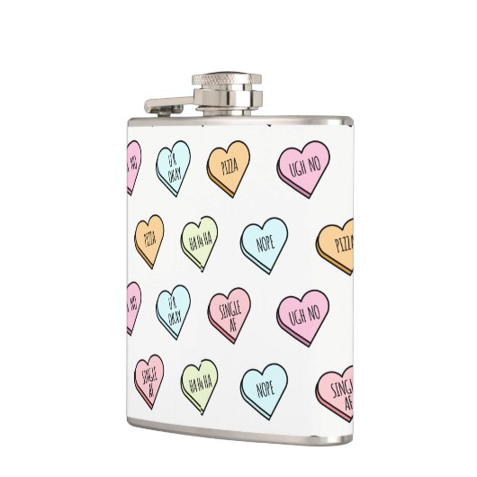 Het Snoep van de Sarcastische Valentijn Heupfles (Links)