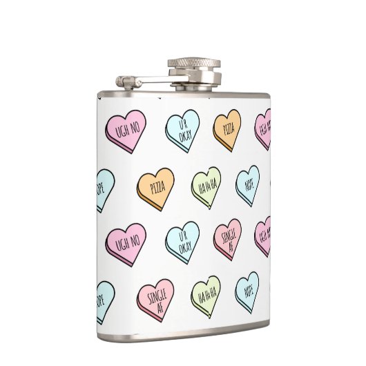 Het Snoep van de Sarcastische Valentijn Heupfles (Rechts)