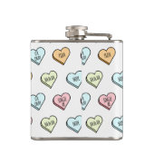 Het Snoep van de Sarcastische Valentijn Heupfles (Achterkant)