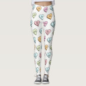 Het Snoep van de Sarcastische Valentijn Leggings (Voorkant)