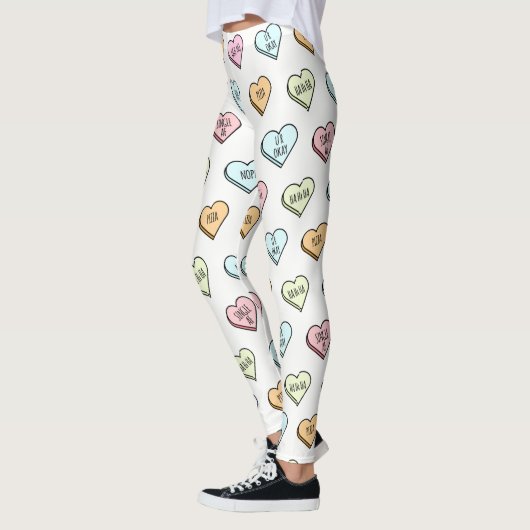 Het Snoep van de Sarcastische Valentijn Leggings (Links)