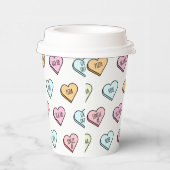 Het Snoep van de Sarcastische Valentijn Papieren Bekers (Rechts)