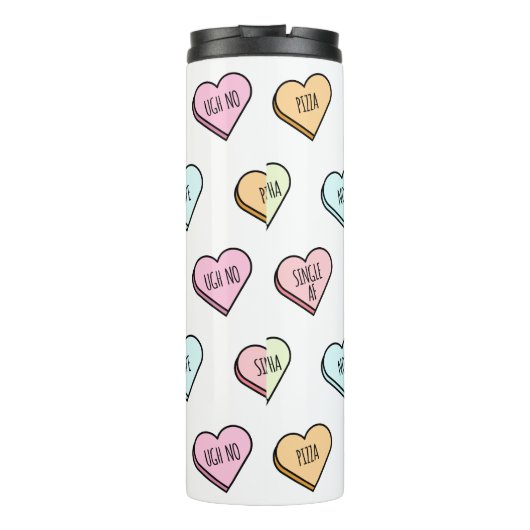 Het Snoep van de Sarcastische Valentijn Thermosbeker (Achterkant)