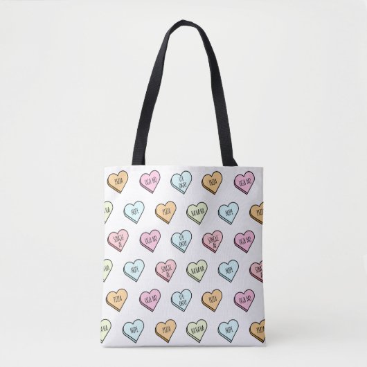 Het Snoep van de Sarcastische Valentijn Tote Bag (Voorkant)
