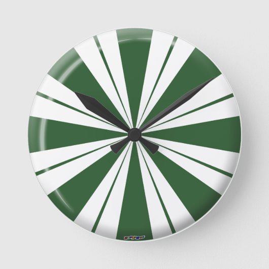 Het Snoep van de Streep van de groene munt Ronde Klok (Voorkant)