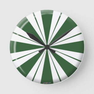 Het Snoep van de Streep van de groene munt Ronde Klok