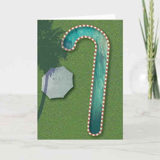 Het Snoep van Kerstmis van het Palm Springs kan Feestdagen Kaart (Voorkant)