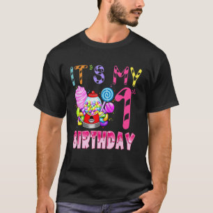 Het Snoep van mijn eerste verjaardag Candyland Bir T-shirt