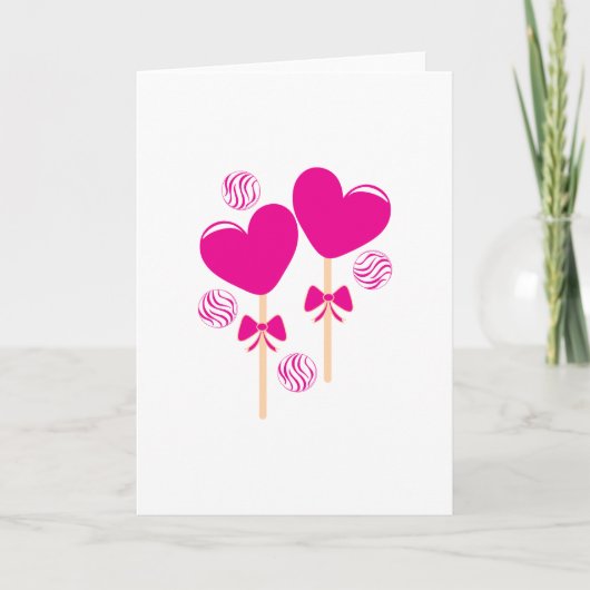 Het Snoep van Valentijn Feestdagen Kaart (Voorkant)