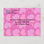 Het snorren-fect-snorren Valentijn Feestdagenkaart (Achterkant)