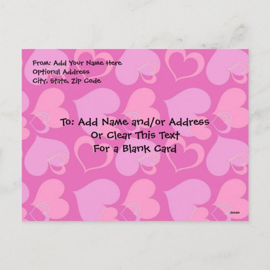 Het snorren-fect-snorren Valentijn Feestdagenkaart (Achterkant)