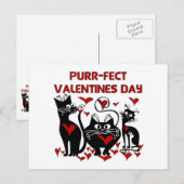 Het snorren-fect-snorren Valentijnsdag Feestdagenkaart (Voorkant / Achterkant)