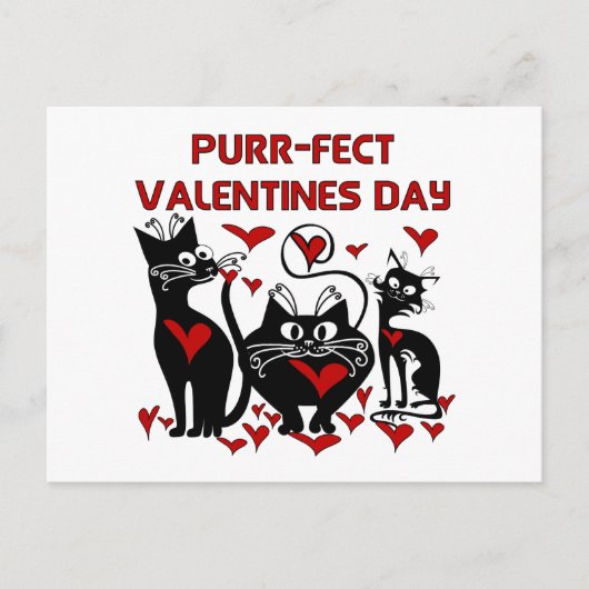 Het snorren-fect-snorren Valentijnsdag Feestdagenkaart (Voorkant)