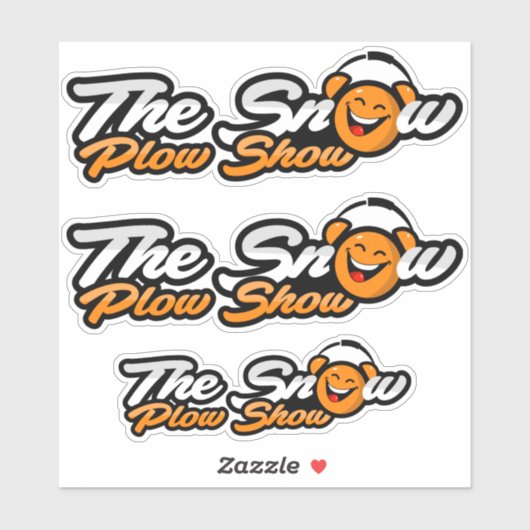 Het Snow Plough Show Sticker (Vel)