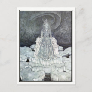 Het Snow Queen's Palace van Edmund Dulac Briefkaart