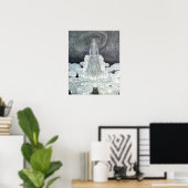 Het Snow Queen's Palace van Edmund Dulac Poster (Thuiskantoor)