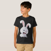 Het Snowball Rabbit Design T-Shirt (Voorkant volledig)