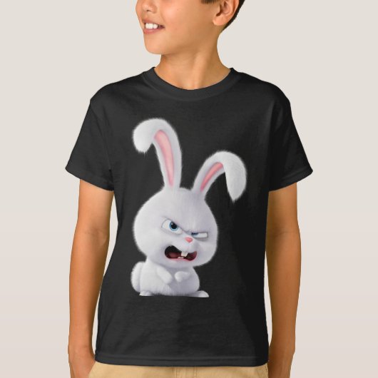 Het Snowball Rabbit Design T-Shirt (Voorkant)