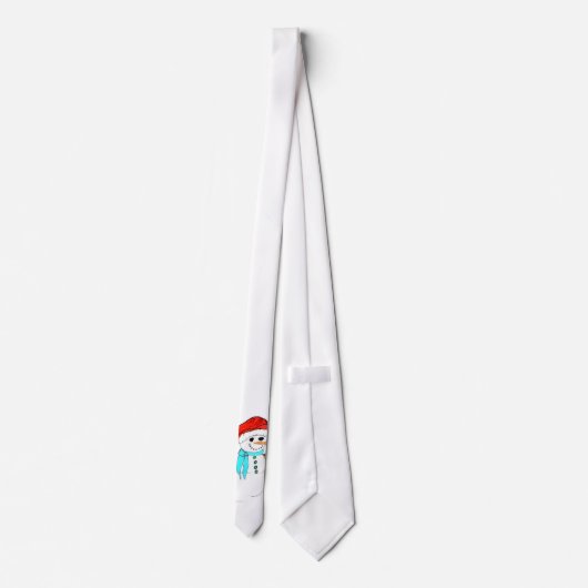HET SNOWMAN-stropdas Stropdas (Achterkant)
